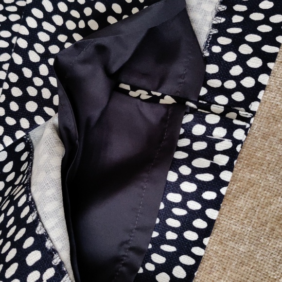 J.Crew Navy White Oncilla Animal Sheath Dress - Size 4 - Picture 8 of 14